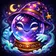 Colorful cartoon dragon avatar, with vibrant scales and friendly eyes, perfect for a profile picture