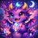 Vibrant and colorful animal-themed avatar for customer review, featuring unique stylistic design.